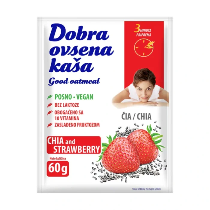 dobra ovsena kaša jagoda čia