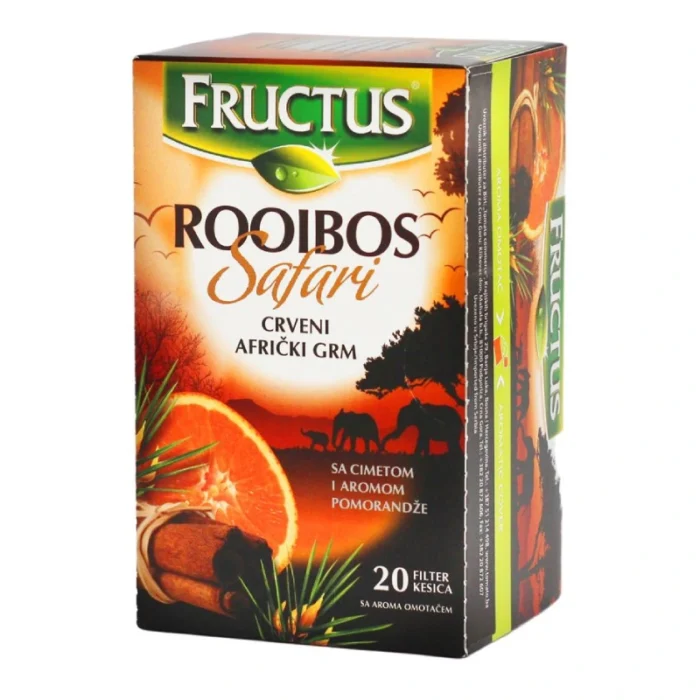 Čaj Rooibos Safari-crveni afrički grm Fructus 20 kesica