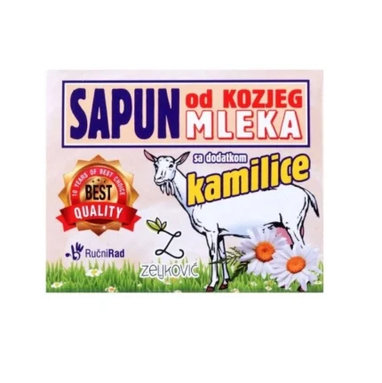 sapun od kozjeg mleka kamilica