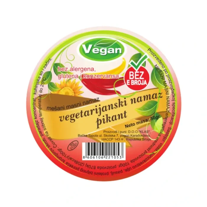 veganski namaz pikant