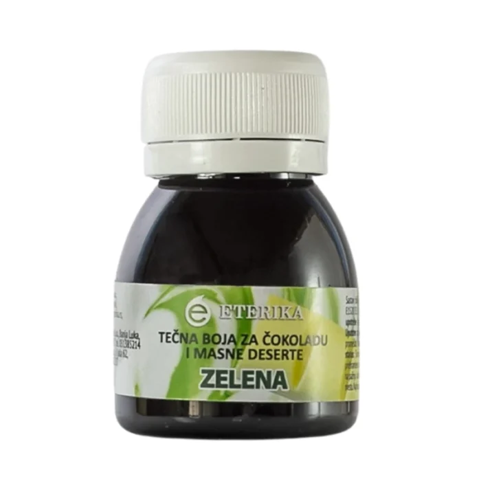 zelena boja za čokoladu