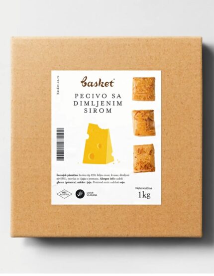 Pecivo sa dimljenim sirom Basket 200 g