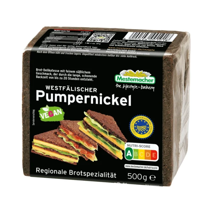 Integralni hleb Pumpernickel Mestemacher 500 g