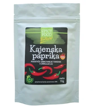 kajenska paprika bioline