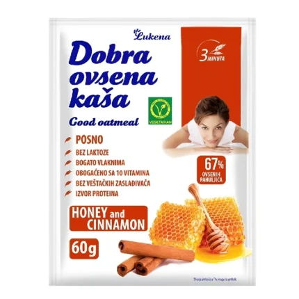 ovsena kaša med cimet